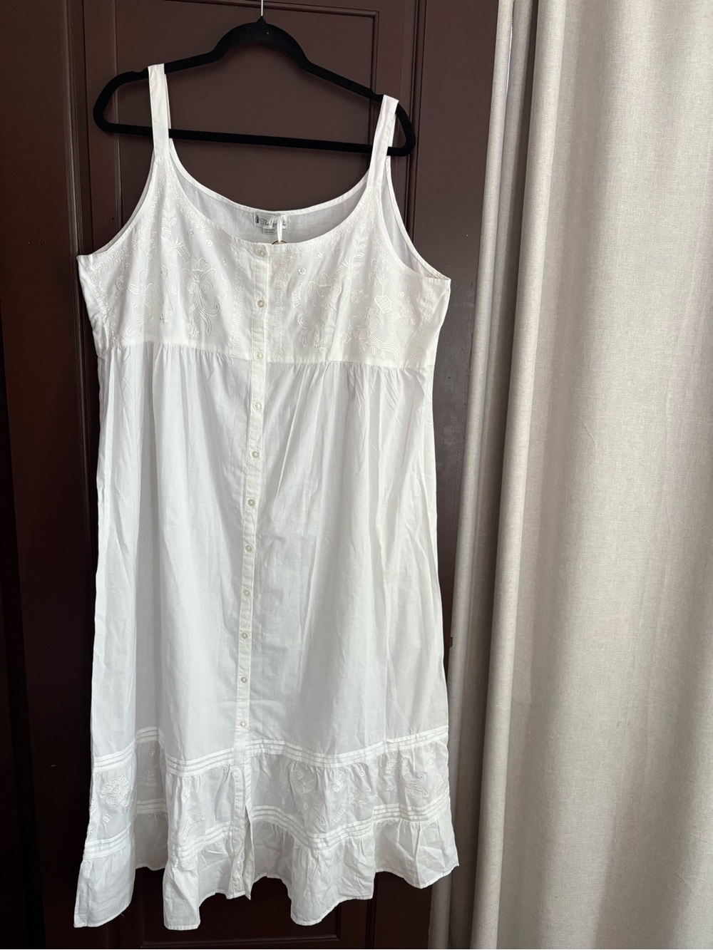 The 1 For U cotton embroidered nightgown cottagecore Victorian country size XXXL
